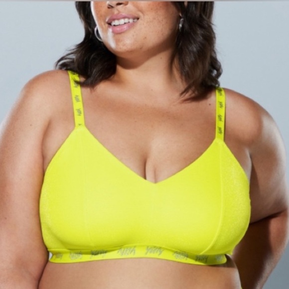 NWT Yitty Lizzo Fabletics Spotlight Shaping Bralette Yellow - Picture 1 of 8